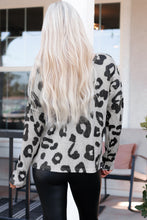 Load image into Gallery viewer, Leopard Round Neck Dropped Shoulder Top