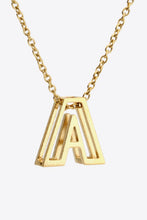 Load image into Gallery viewer, A to J Letter Pendant Nekclace