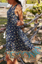 Load image into Gallery viewer, Floral Boho Mixed Print Dress