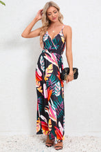 Load image into Gallery viewer, Printed Surplice Maxi Cami Dress