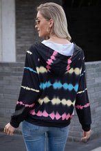 Load image into Gallery viewer, Tie-Dye V-Neck Hoodie