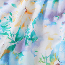 Load image into Gallery viewer, Baby Girl Floral Smocked Square Neck Dress