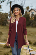 Load image into Gallery viewer, Open Front Long Sleeve Cardigan