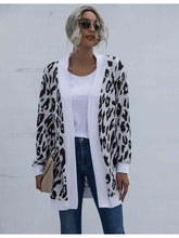Load image into Gallery viewer, Leopard Open Front Cardigan