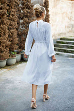 Load image into Gallery viewer, Swiss Dot Tie Waist Dress