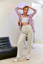 Load image into Gallery viewer, Corduroy Wide Leg Pants with Pockets