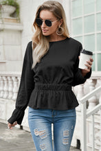 Load image into Gallery viewer, Elastic Waist Drop Shoulder Top