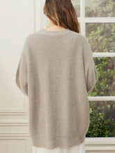 Load image into Gallery viewer, Full Size V-Neck Rib-Knit Cardigan