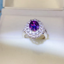 Load image into Gallery viewer, 2 Carat Moissanite 925 Sterling Silver Ring