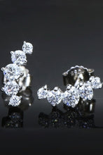 Load image into Gallery viewer, All You Need Moissanite Platinum-Plated Earrings