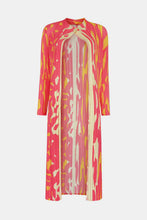 Load image into Gallery viewer, Printed Accordion Pleated One-Button Kimono