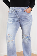 Load image into Gallery viewer, RISEN Valerie Full Size Crossover Flared Jeans