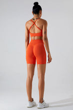 Load image into Gallery viewer, Crisscross Spaghetti Strap Active Cami