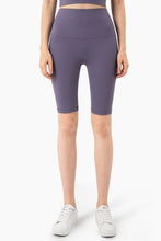 Load image into Gallery viewer, Breathable High-Rise Wide Waistband Biker Shorts