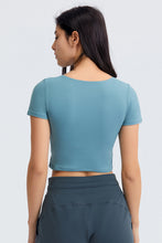Load image into Gallery viewer, Cut Out Front Sports Tank Top