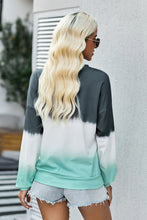 Load image into Gallery viewer, Tie-Dye Drop Shoulder Round Neck Sweatshirt