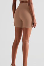 Load image into Gallery viewer, High-Rise Elastic Waistband Biker Shorts