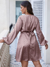 Load image into Gallery viewer, Plus Size Polka Dot Twist Detail Dress