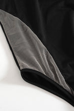 Load image into Gallery viewer, Spliced Mesh Bodysuit and Ruched Skirt Set