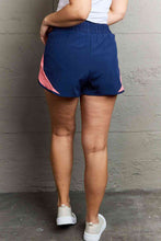 Load image into Gallery viewer, Ninexis Put In Work High Waistband Contrast Detail Active Shorts