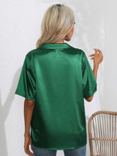 Load image into Gallery viewer, Button Up Collared Neck Shirt