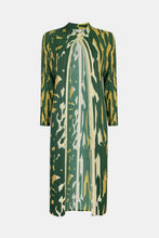 Load image into Gallery viewer, Printed Accordion Pleated One-Button Kimono
