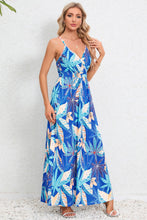 Load image into Gallery viewer, Printed Surplice Maxi Cami Dress