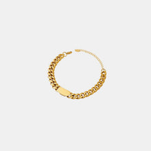 Load image into Gallery viewer, 18K Gold-Plated Titanium Steel Bracelet