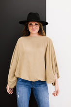 Load image into Gallery viewer, ODDI Blow Me Away Full Size Run Balloon Sleeve Blouse