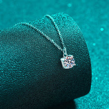 Load image into Gallery viewer, 1 Carat Moissanite 925 Sterling Silver Necklace