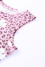 Load image into Gallery viewer, Printed Side Slit Round Neck Tank