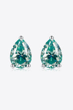 Load image into Gallery viewer, 2 Carat Moissanite Teardrop Earrings