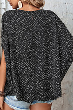 Load image into Gallery viewer, Printed Dolman Sleeve Round Neck Blouse