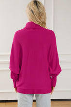 Load image into Gallery viewer, Merry Letter Embroidered High Neck Sweater
