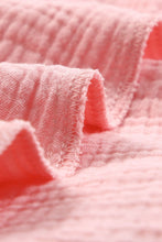 Load image into Gallery viewer, Half Button Pleated Detail Textured Top
