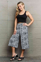 Load image into Gallery viewer, Ninexis Leopard High Waist Flowy Wide Leg Pants with Pockets
