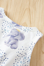 Load image into Gallery viewer, Baby Girl Elephant Print Bodysuit
