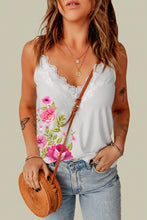 Load image into Gallery viewer, Floral Scalloped Lace Detail Cami