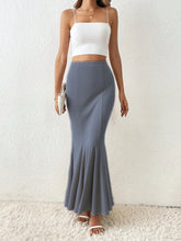 Load image into Gallery viewer, Plain Maxi Mermaid Skirt