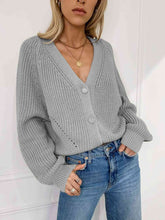 Load image into Gallery viewer, V-Neck Button Down Cardigan