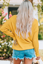 Load image into Gallery viewer, Ribbed Lace Trim V-Neck Top