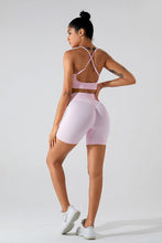 Load image into Gallery viewer, Crisscross Spaghetti Strap Active Cami
