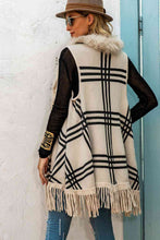 Load image into Gallery viewer, Sleeveless Fringe Detail Cardigan