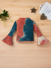 Load image into Gallery viewer, Girls Tie-dye Flared Cuff and Ankle Set