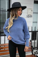 Load image into Gallery viewer, Turtle Neck Long Sleeve Pullover Sweater