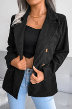 Load image into Gallery viewer, Corduroy Double-Breasted Blazer