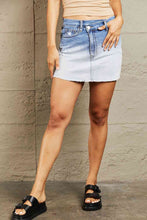Load image into Gallery viewer, BAYEAS High Waisted Asymmetrical Ombre Mini Skirt