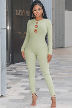 Load image into Gallery viewer, Cutout Round Neck Jumpsuit