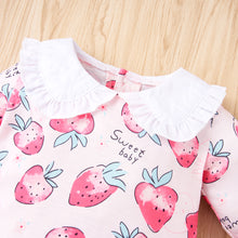 Load image into Gallery viewer, Baby Girl Printed Collared Jumpsuit