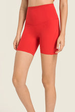 Load image into Gallery viewer, Seamless High-Rise Wide Waistband Biker Shorts